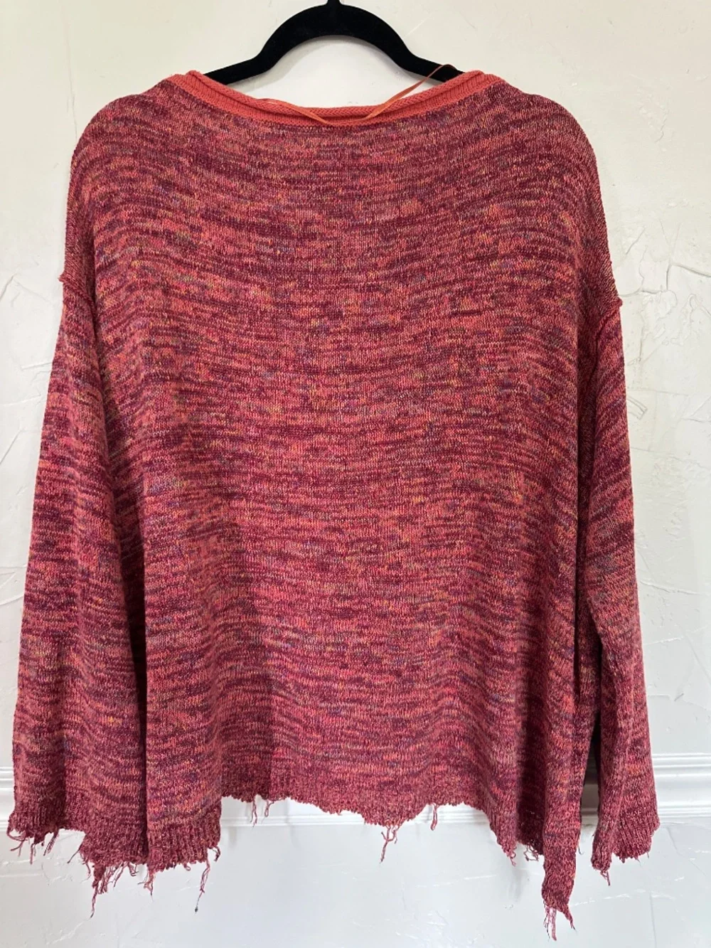 Free People Prism Spacedye Linen Blend Sweater M